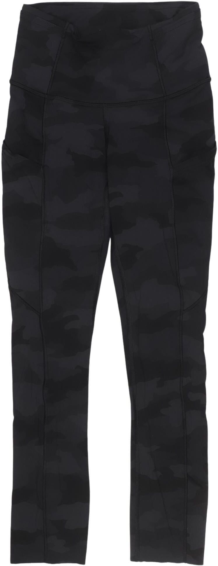 Lululemon Damen Stoffhose, Schwarz, Gr. W24, Synthetik / Elasthan - Second Hand