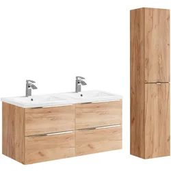 BADMÖBEL 120cm April 2er-Set Holz