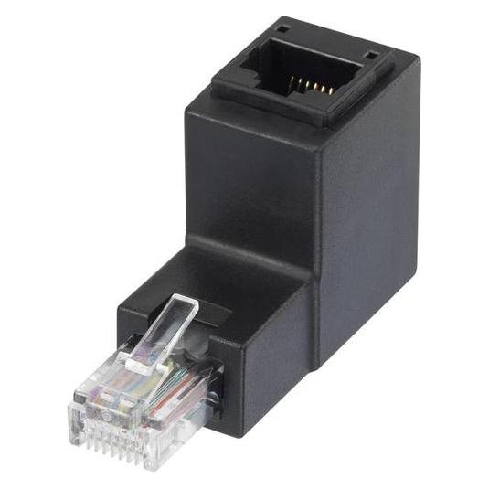 Renkforce CAT5e RJ45-Adapter 90° nach oben gewinkelt (RJ45, RJ45 (1x)) (1362471)
