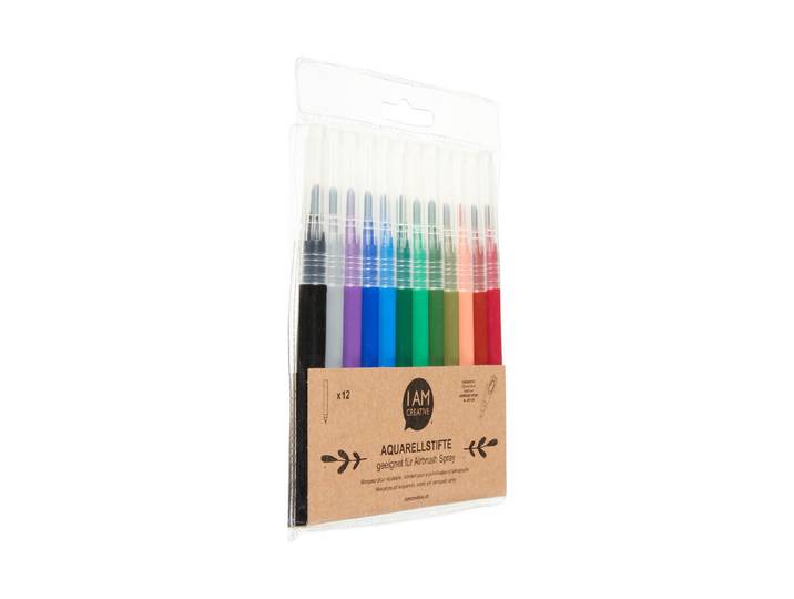 I AM Creative Aquarellstifte für Air Brush 12 Stück