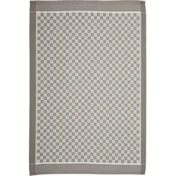 Geschirrtuch SUPERIOR KARO (BL 50x70 cm) - grau - BL 50x70 cm