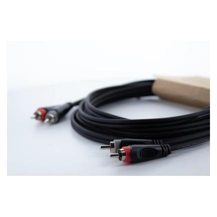 Cordial 14835 Cinch Audio Anschlusskabel (2x Cinch-Stecker - 2x Cinch-Stecker) 1 (1 m, Cinch Kabel) (14835)