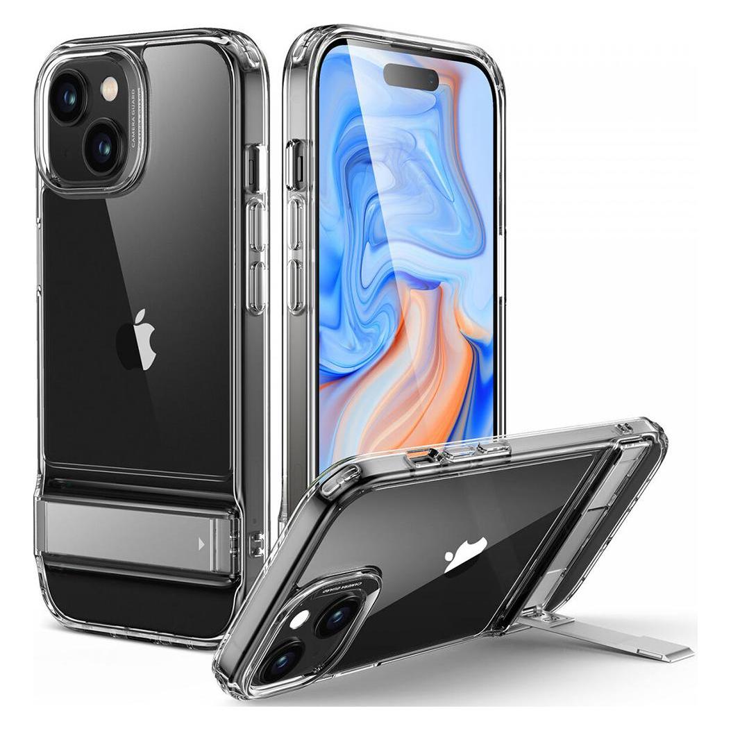 ESR - Air Shield Boost Kickstand - iPhone 15 Plus - Clear (Apple iPhone 15 Plus) (56342685)