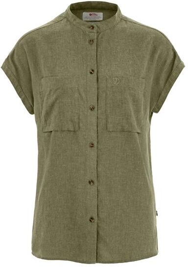Fjällräven Övik Hemp Shirt SS Womens, Green S
