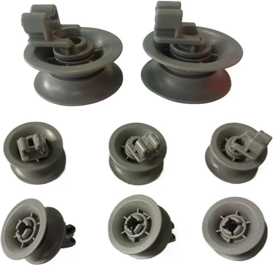 INF Geschirrspüler Oberer Rollenwechsel - 8er-Pack, kompatibel mit Bosch, Siemens, Neff, Beko