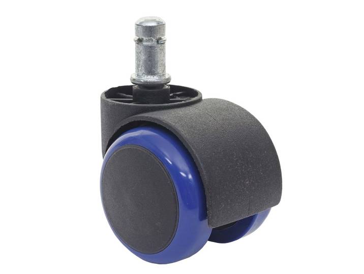 HARTBODENROLLEN 5ER SET Schwarz, Blau 5er-Set