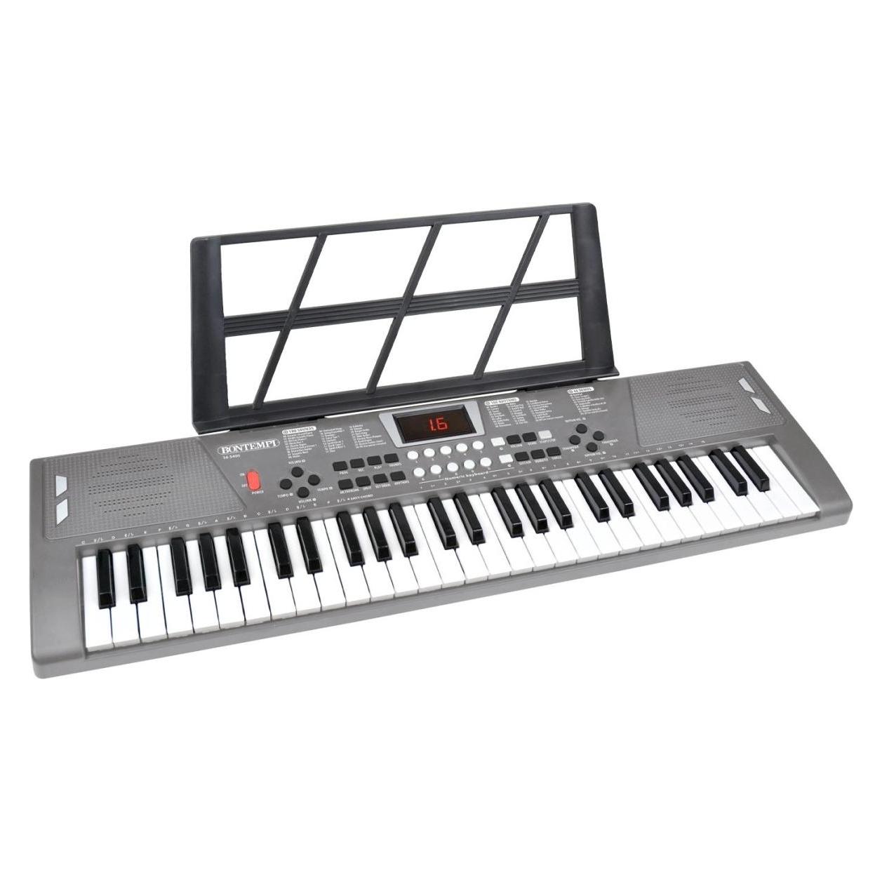 Bontempi Digitales Keyboard mit 54 Tasten (Multilingual) (68936514)