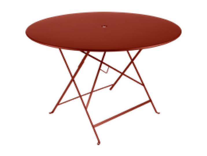 Table Ronde Pliante Ø117 cm Bistro en Acier