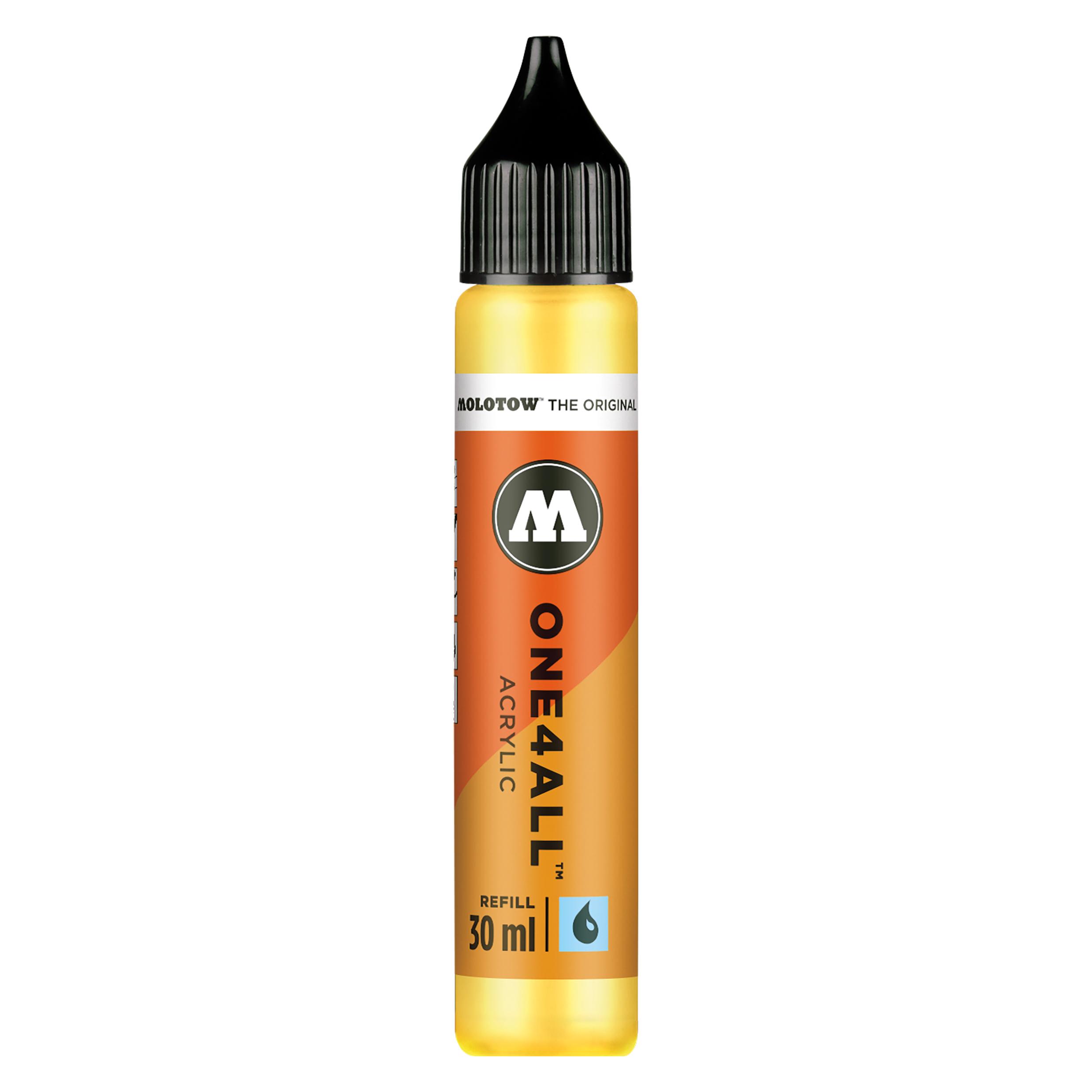 Molotow Nachfülltinte One4All für Permanentmarker 30ml zinkgelb (Gelb, 1 Stk.) (MO693006)