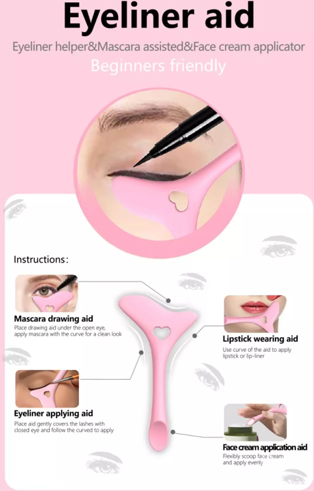 INF Pochoir de modèle d'eye-liner