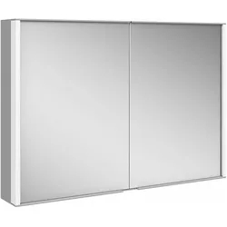 KEUCO ROYAL MATCH Spiegelschrank Wandvorbau, 2 Türen aus Kristall-Doppelspiegel, 1000mm, 12803171301