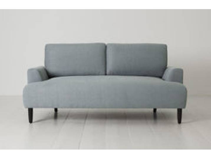 Zweisitzer-Sofa Model 05, Meerglasblau