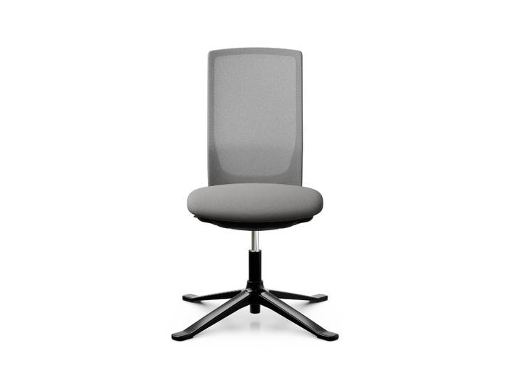 Konferenzstuhl HAG Futu Mesh Communication 1102-S ohne Armlehnen, Grau, Neu - Ergonomisch & Höhenverstellbar
