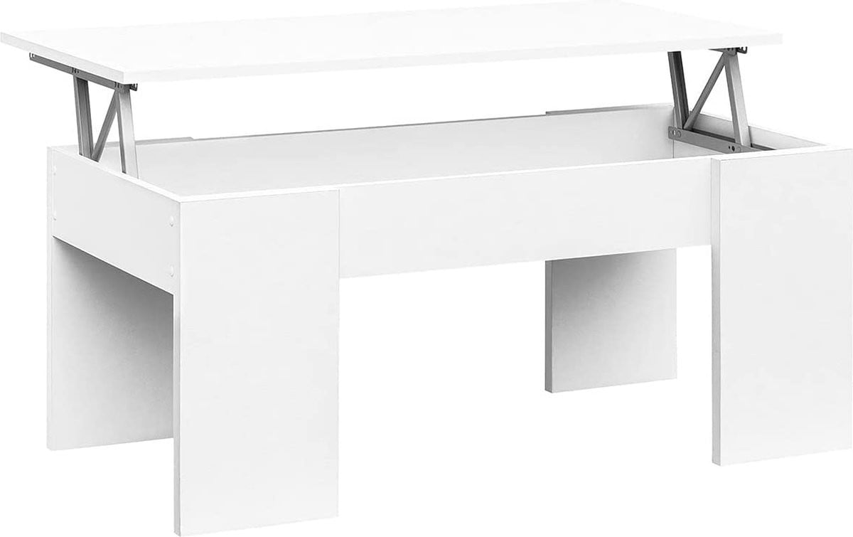 Moderne luxe koffietafel en bijzettafel met verstelbare hoogte en uitbreidbare functie