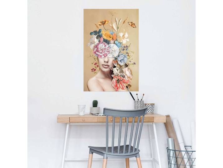 Poster Floral Papier Multicolore 61 x 92 x 0cm