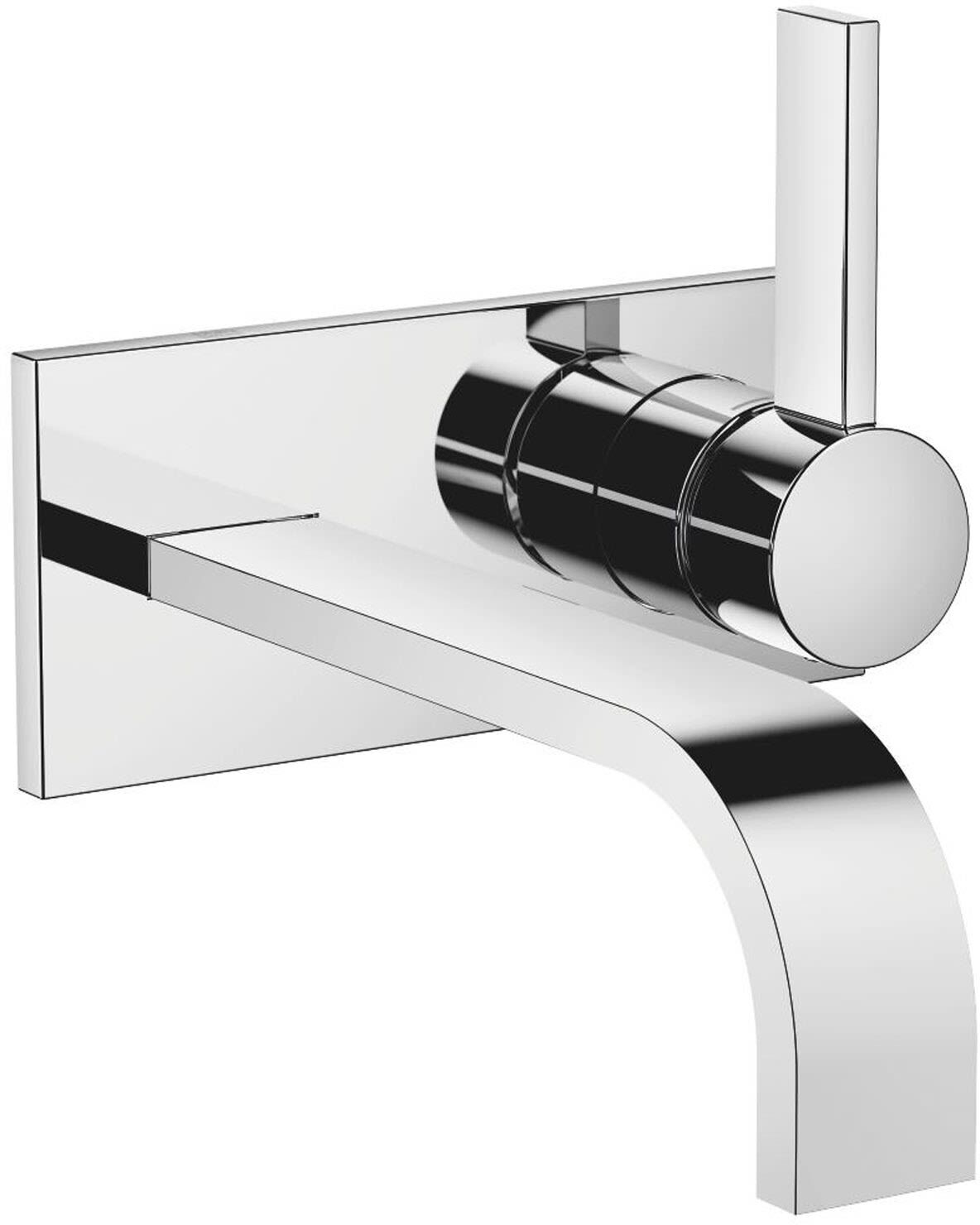 Dornbracht MEM Waschtisch-Wand-Einhandbatterie mit Abdeckplatte