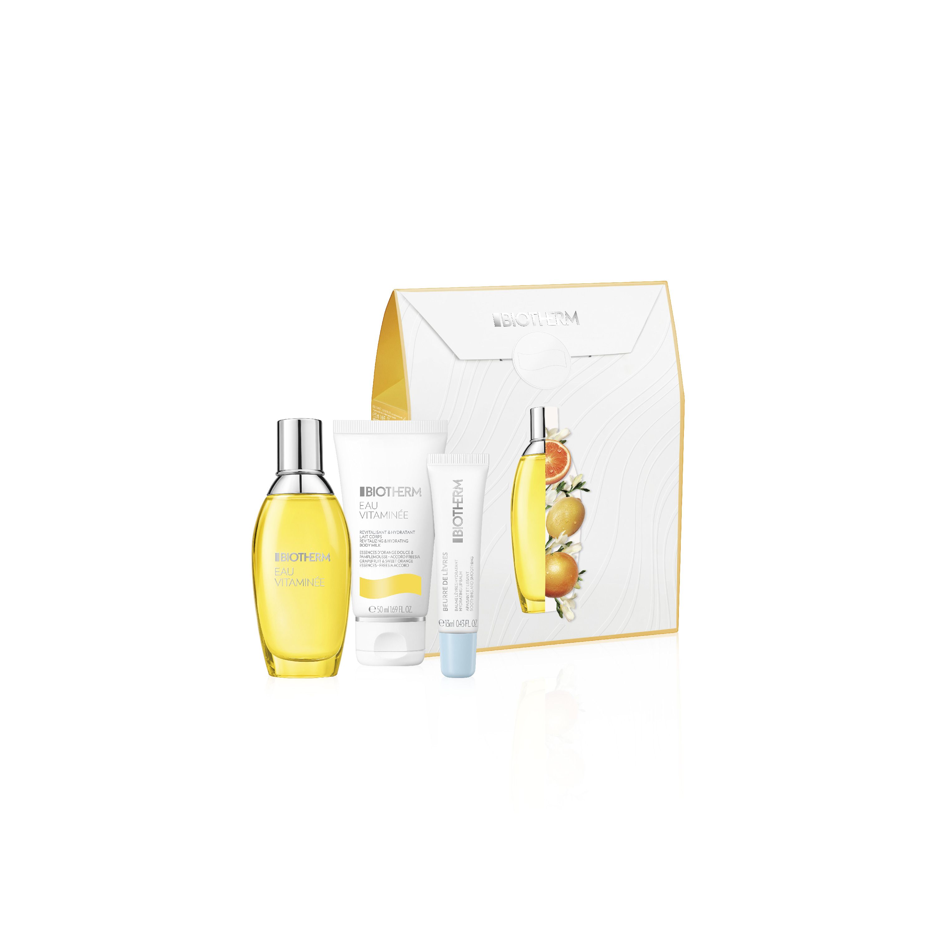 Biotherm Eau Vit.M-Set Bodyl.50ml+EdT 50+Lip.13ml 1 St Kombipackung