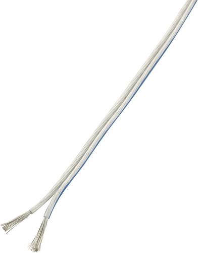 TRU Components 1570289 Lautsprecherkabel 2 x 0.75mm² Transparent 10m