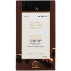 KORRES Argan Oil Dauerhafte Haarfarbe - schwarz