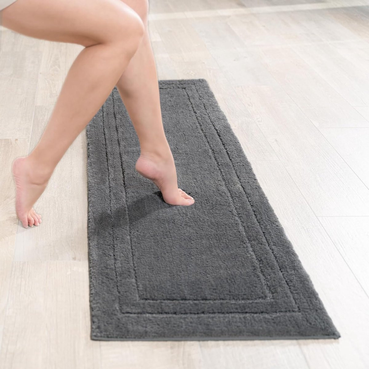 Grijs Anti Slip Badmat en Douchemat