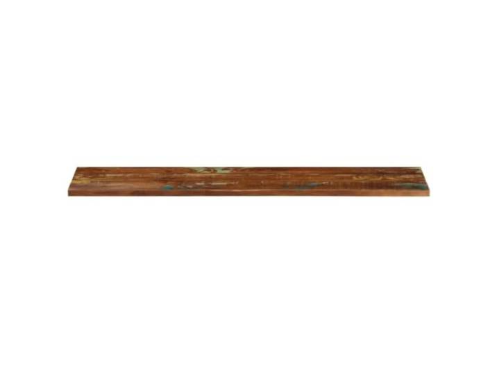 KTHLBRH Tischplatte 180 x 20 x 3,8 cm, rechteckig, aus recyceltem Recyceltes Holz aus Teak, Mango, Kiefer und Buche, glatte pflegeleichte Oberfläche, rustikales Design