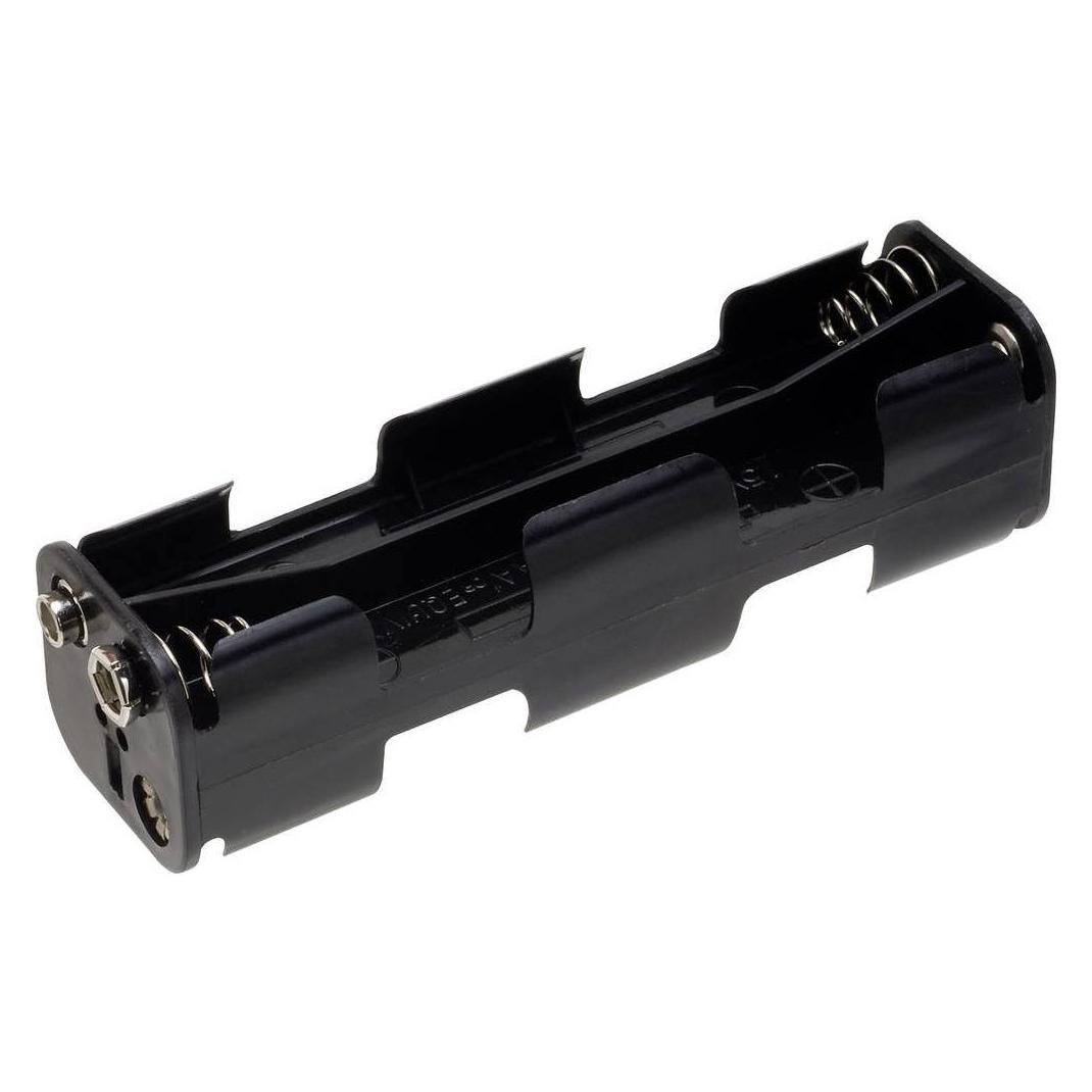 Tru Components Batteriehalter 8x Druckknopfanschluss (BH-382B)