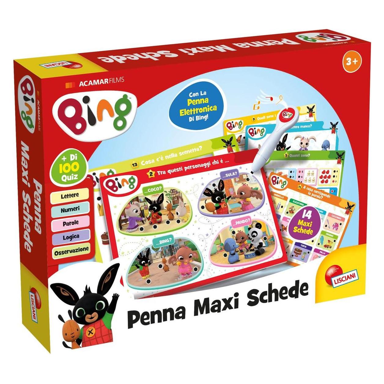 Lisciani Bing Penna Maxi Schede (Deutsch) (36934755)