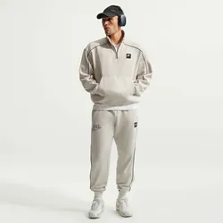 Nike Sportswear Air Sweatshirt Herren - light bone/black - L