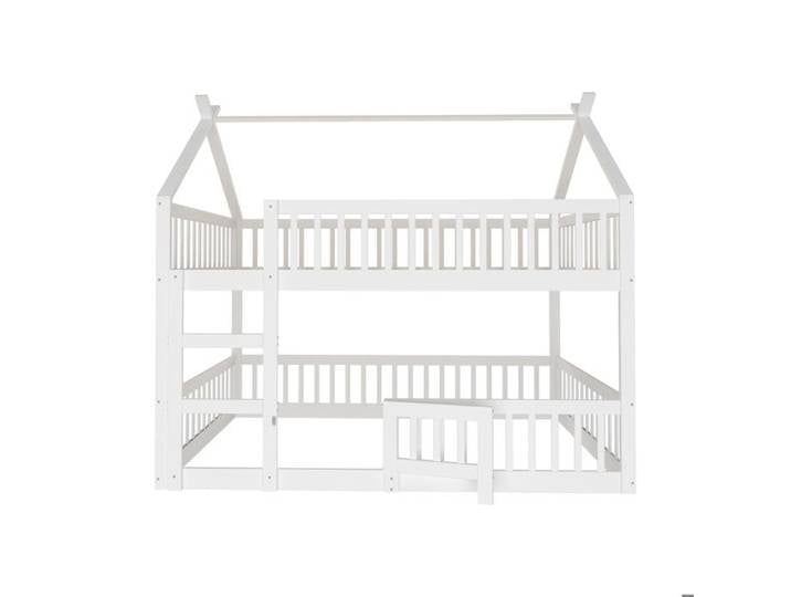 Feuille épaissie Lit superposé pour enfants 140*200 lit familial pour enfants lit superposé avec escalier design loft cadre de