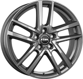 Rial Astorga Graphite 6x16 ET 48 5/112 Alufelge Grau