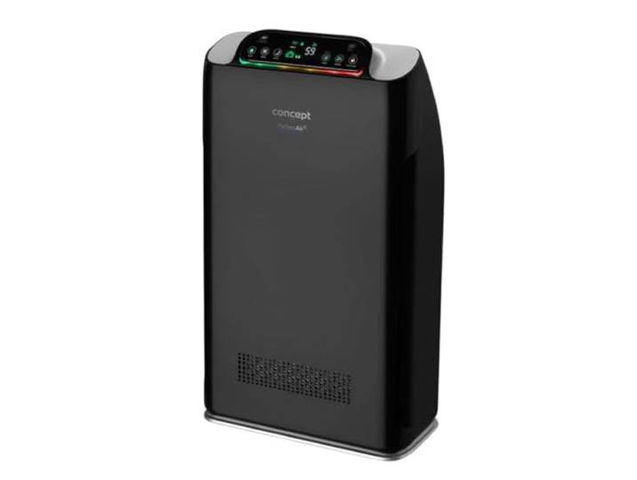 CONCEPT Hausgeräte Perfect Air SMART CA2000 Purificateur d'air 320 m3/h 7 niveaux de filtration HEPA-13 Filtre à poussière ioniseur Filtre à charbon 99\,9% Application mobile Noir