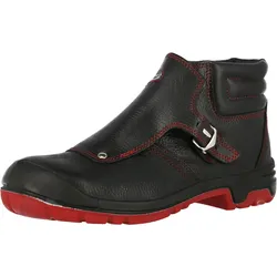 Schweißer-Sicherheitsstiefel S3 "BOTTROP" - 44 - schwarz, Rot