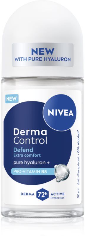 NIVEA Derma Control Defend roll-on antiperspirant 72h 50 ml