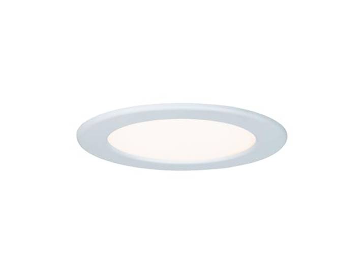 Paulmann 92062 LED Einbaupanel rund incl. 1x12 Watt IP44 Panel Weiß Deckenleuchte Kunststoff Wohnzimmerlampe 2700 K