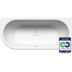 Kaldewei Badewanne CENTRO Mod.129, 1700x750, alpinweiß,mit Griffloch  282910110001