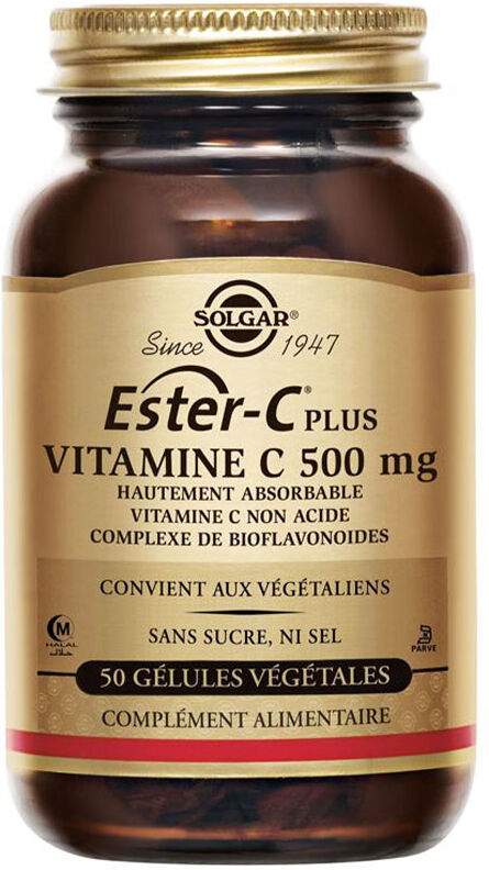 Solgar ESTER-C® Plus 500mg cápsulas vegetales 50 u