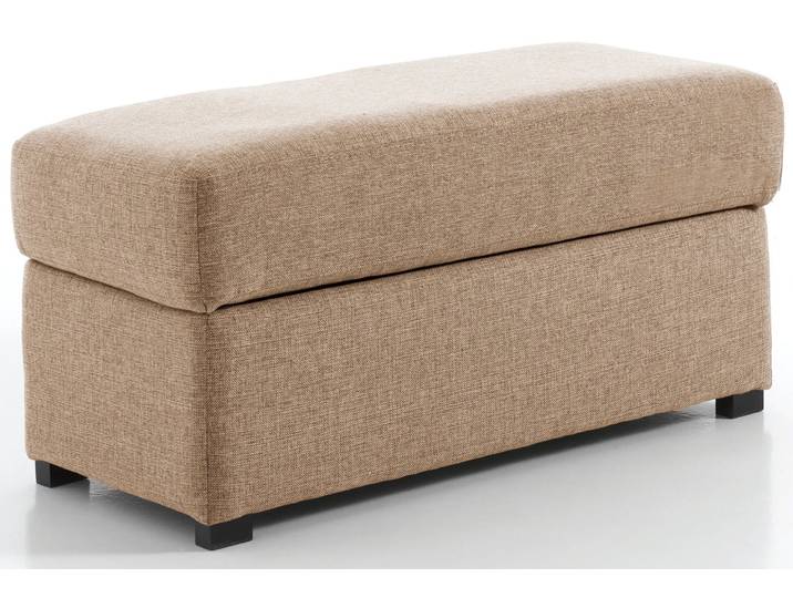 Pouf rectangle, Beige
