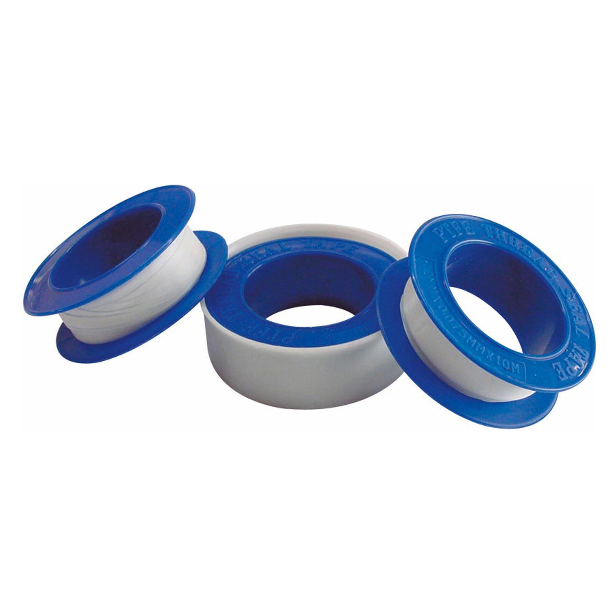 Extol Teflon-Isolierbänder, Set mit 3 Stück, 12 mm x 10 m, Dicke 0,075 mm (12 mm) (47530)