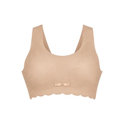 Bustier ANITA "BH Essentials Lace Bustier 1er Pack", Damen, Gr. XL, N-Gr, beige, Obermaterial: 61% Polyamid PA. 39% Elasthan EL., BHs Bustier