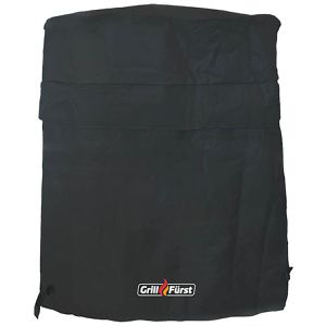 Grillfürst Grillabdeckung 19-013, aus Gewebematerial, schwarz, 77 x 90 x 77 cm, mit Klettverschluss, wasserdicht