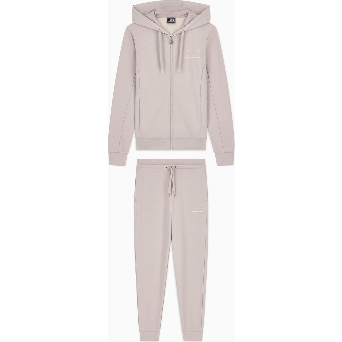 EA7 Train Tracksuit T-suit W HO Full Zip CH Evolution - Train Tracksuit T-suit W HO Full Zip CH Evolution cinder (U6100) XS 8NTV51 TJ9RZ-U6100-XS