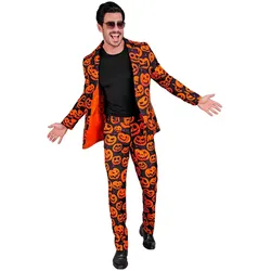 Widmann Halloween Kürbis Anzug mit Jackett & Hose (L)