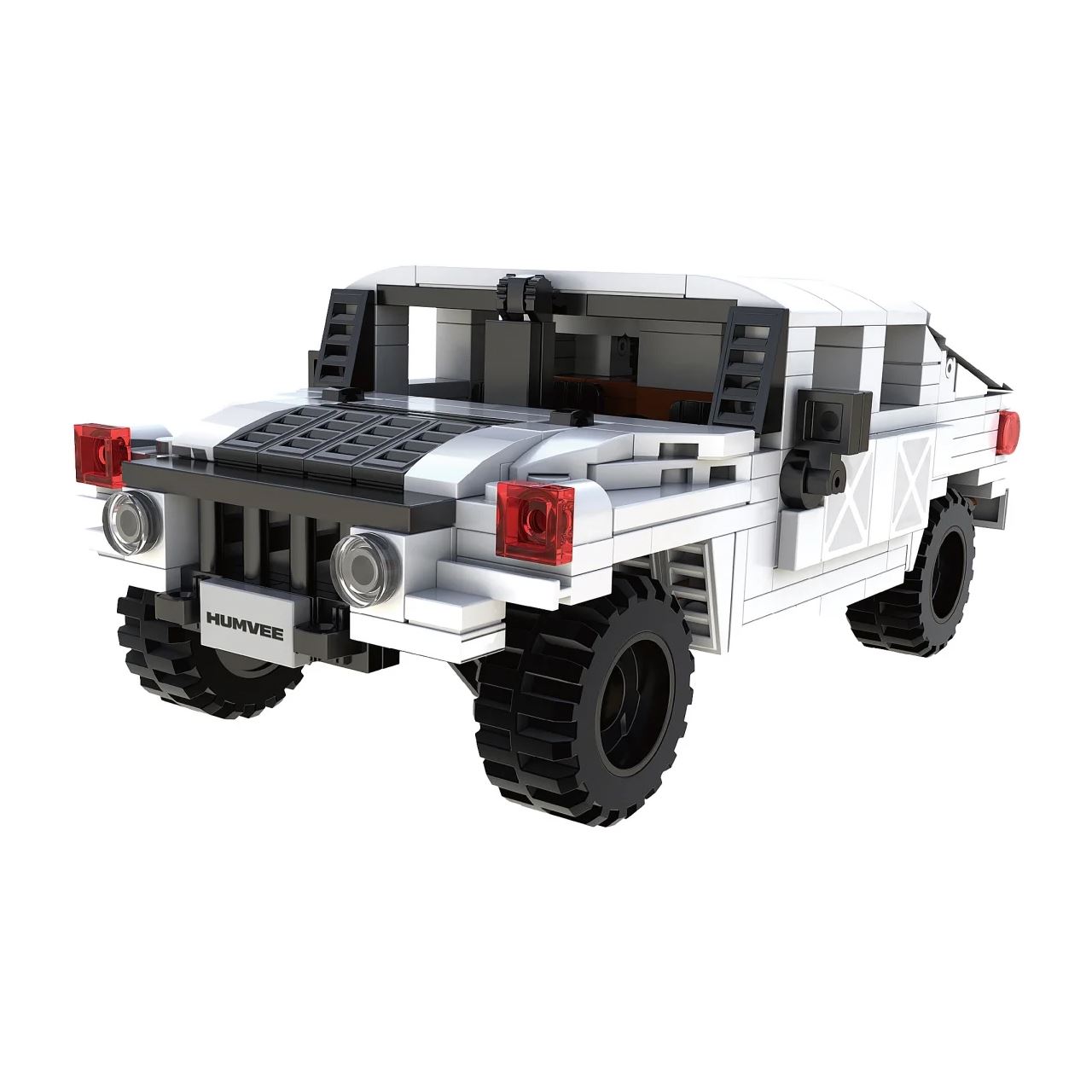 Jamara CaDA Humvee 1:24 Bricks weiß 8+