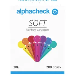 Alphacheck Soft Rainbow Lanzetten 30G - 200 St. 200 ST