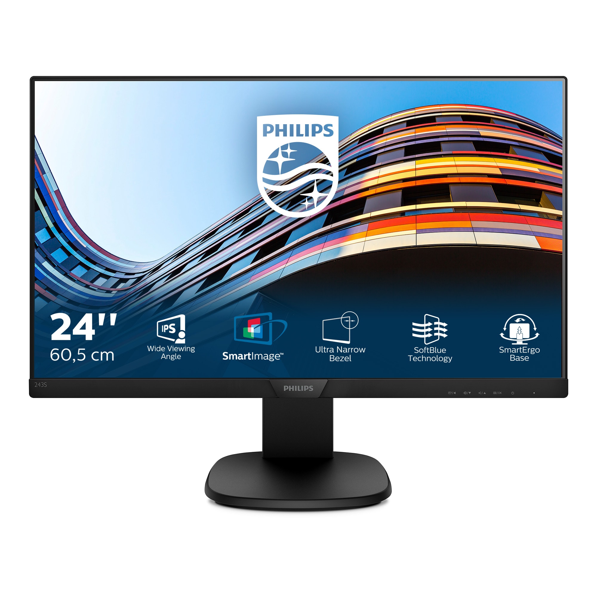 Philips S-Line 243S7EHMB 24 Zoll Full HD IPS Panel 16:9 Monitor