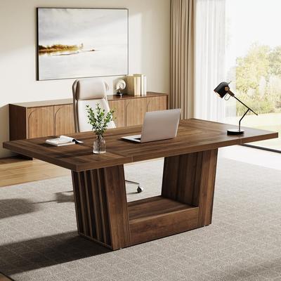 Bluebell 63 Inches Executive Desk, Computer Home Office Desk with Robust Base