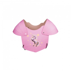 holzspielerei Brustpanzer - Einhorn pink 280778