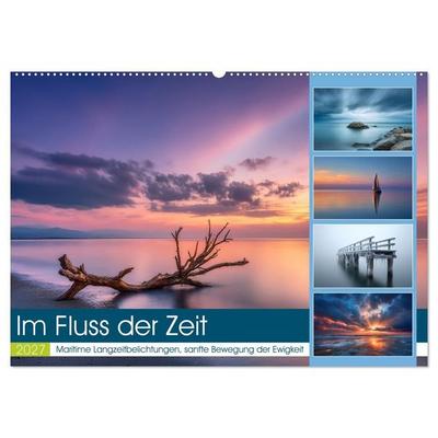 Im Fluss der Zeit (Wandkalender 2027 DIN A2 quer), CALVENDO Monatskalender