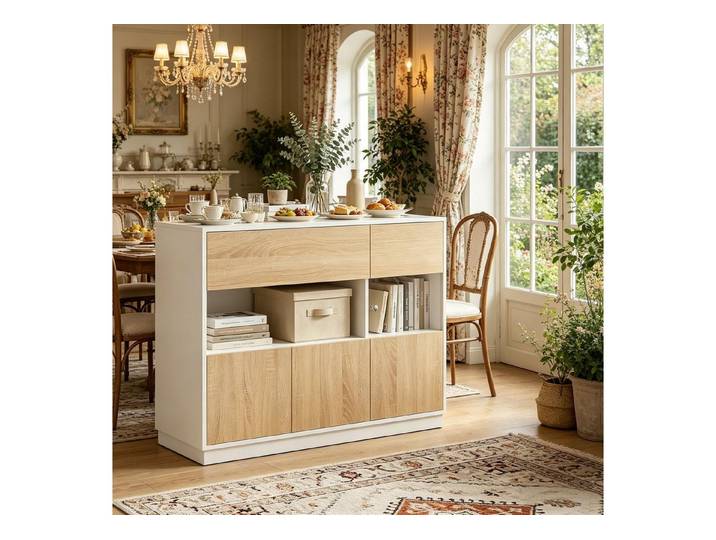 Fine Life Pro Sideboard Flurschrank großzügig, als Kommode & Aufbewahrung für Küche