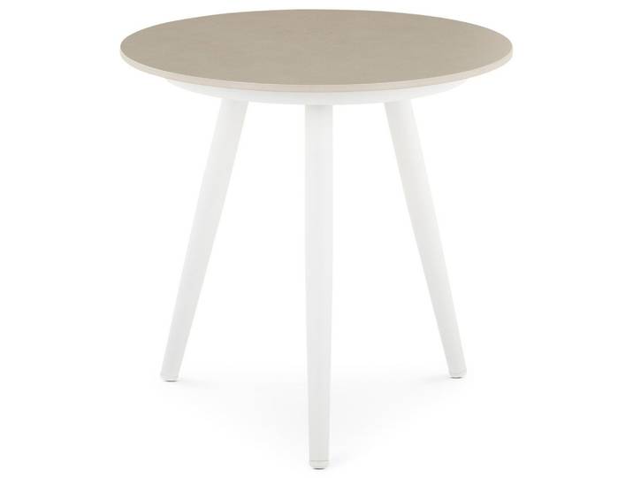 BEISTELLTISCH ROSALIA weiß/beige